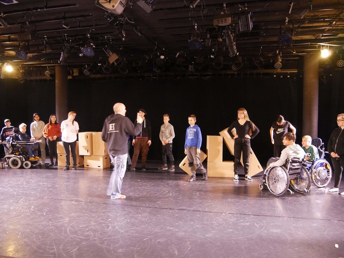 Impression aus dem Tanzprojekt