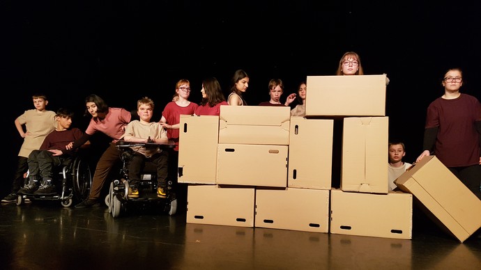 Impression aus dem Tanzprojekt
