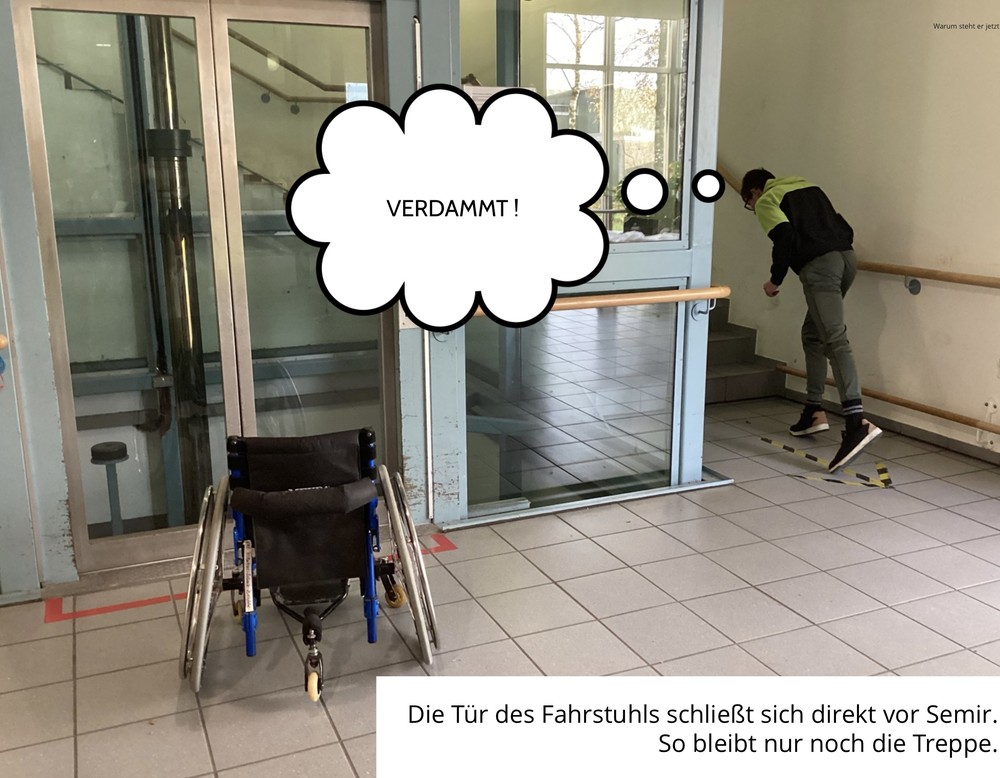 Schüler flüchtet