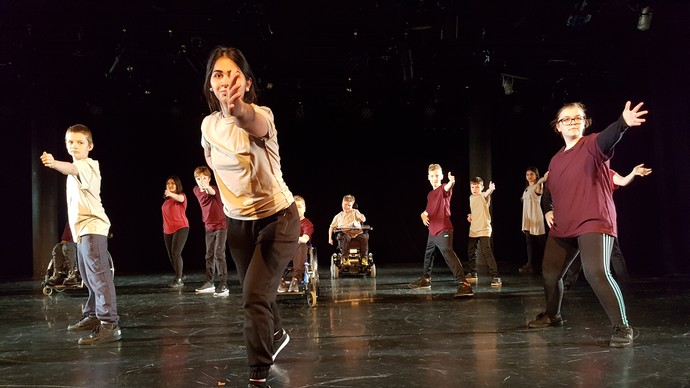 Impression aus dem Tanzprojekt