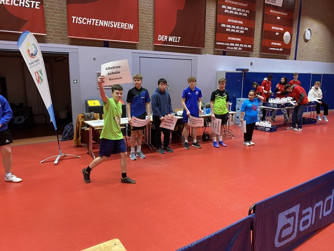 Einlauf des Albatros-Teams