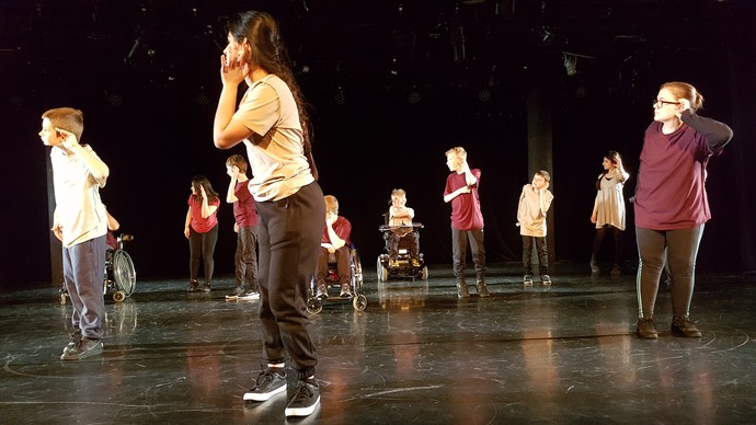 Impression aus dem Tanzprojekt