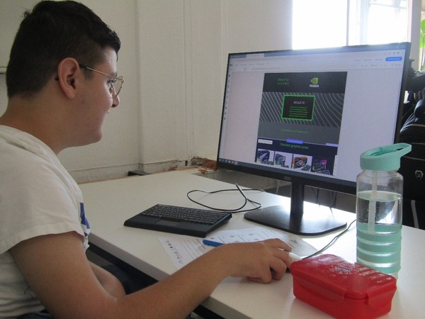 Schüler am Computer
