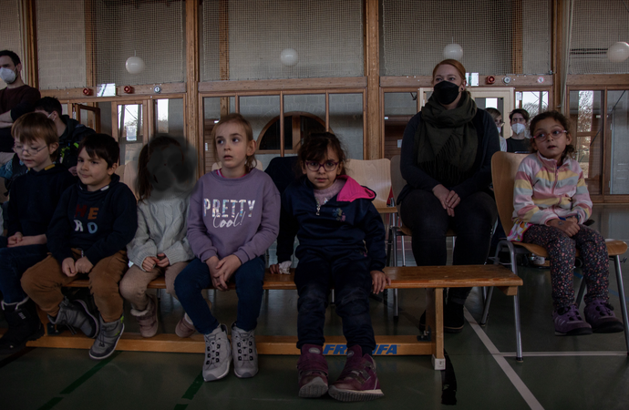 Schülerinnen und Schüler im Publikum